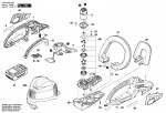 Bosch 3 600 H4A 100 Ahs 54-20 Li Hedge Trimmer 36 V / Eu Spare Parts